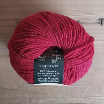 Filana-Merino Farbe 15 Rot