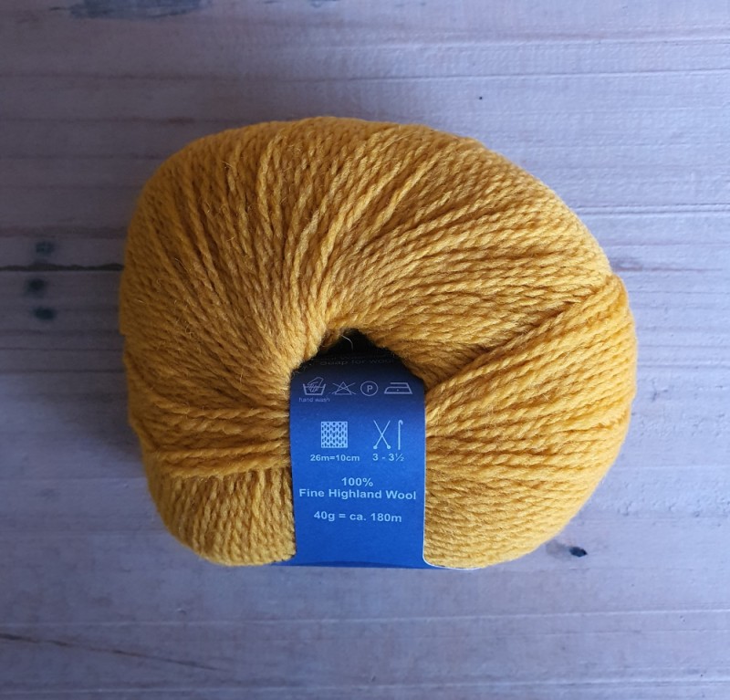 Hjerte Fine Highland Wool Farbe 3810