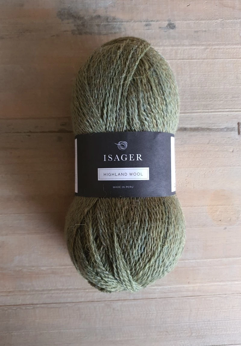 Isager Highland Wool: Moss