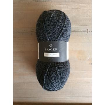 Isager Highland Wool: Charcoal