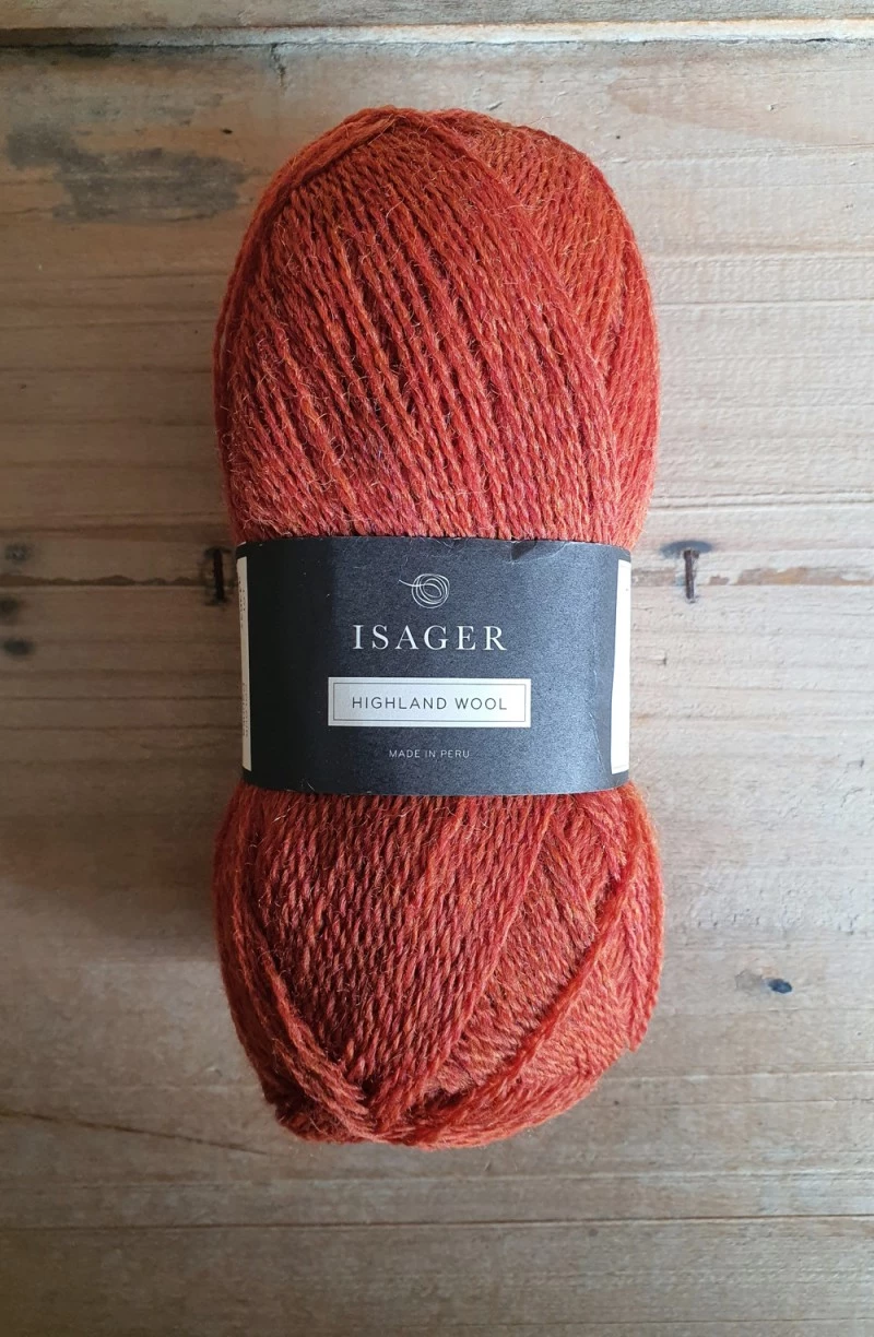 Isager Highland Wool: Paprika