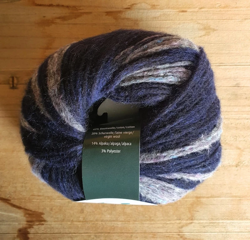 Lanalpaco Fine Tweed Farbe 520 Dunkelblau