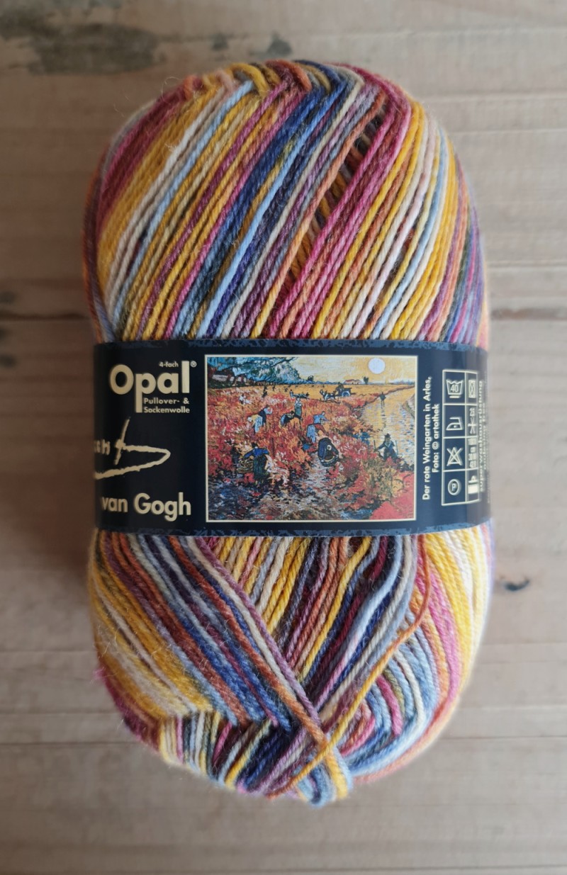 Opal Vincent van Gogh: Farbe 5433 Der rote Weingarten in Arles