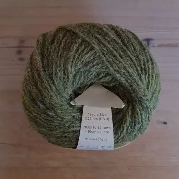 Unique Shetland Farbe Olive Grove